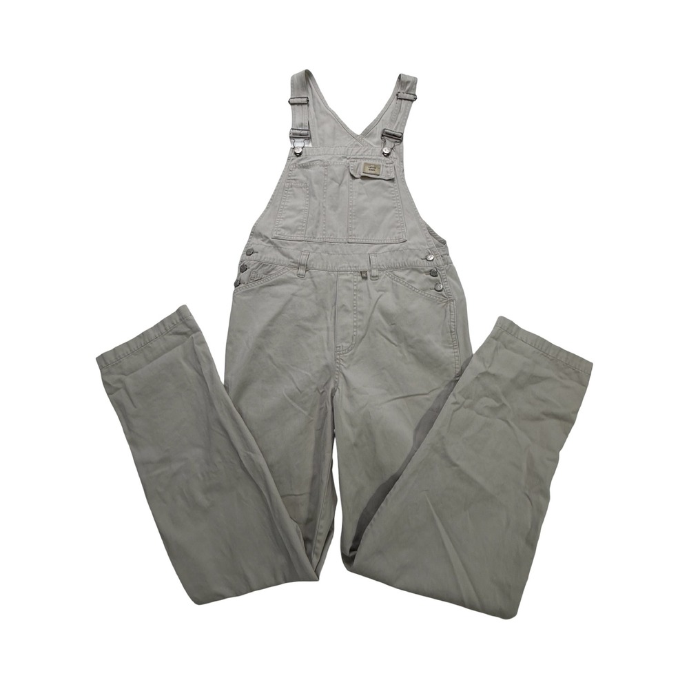 Calvin Klein Overalls Womens S 30x30 Khaki Tan Cotton Utility Workwear Western